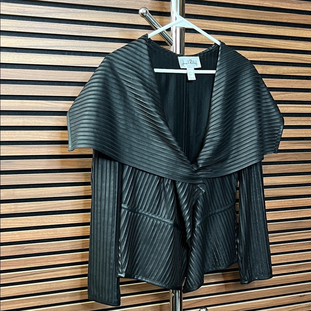 Fun and unique jacket - Joseph Ribkoff Size 10 - black textured